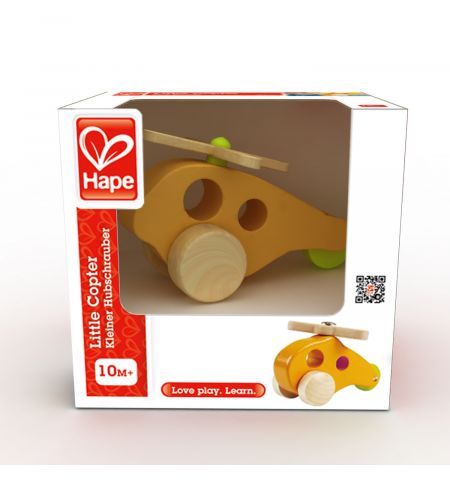 Hape E0051A Деревянная игрушка "Маленький вертолет"