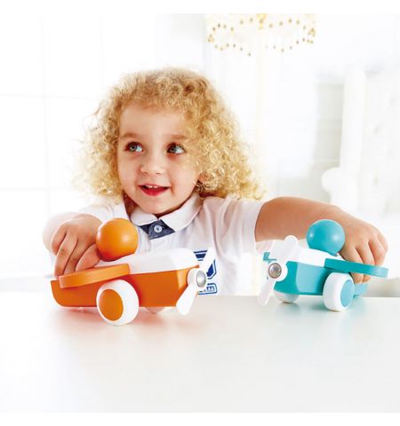 Hape  E0065A Деревянная игрушка. Оранжевый Cамолетик Hape  E0065A Деревянная игрушка. Оранжевый Cамолетик