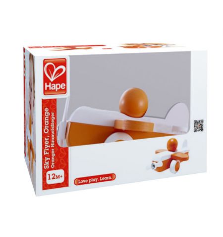 Hape  E0065A Деревянная игрушка. Оранжевый Cамолетик Hape  E0065A Деревянная игрушка. Оранжевый Cамолетик