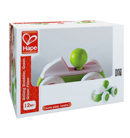 Hape E0067A Деревянная игрушка. Машинка Roadster зеленый Hape E0067A Деревянная игрушка. Машинка Roadster зеленый