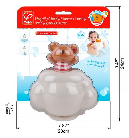 Hape E0202A Игрушка для купания "Медведь Тедди"