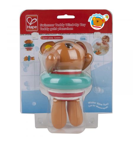 Hape E0204A Игрушка для купания "Тедди бодрый пловец"