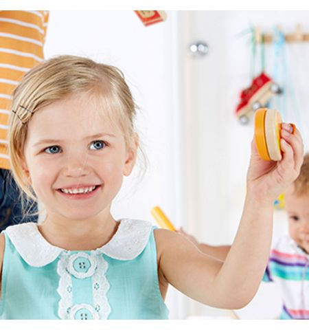 Hape E0311A Деревянная музыкальная игрушка Кастаньеты