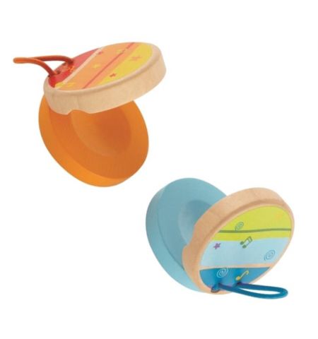 Hape E0311A Деревянная музыкальная игрушка Кастаньеты