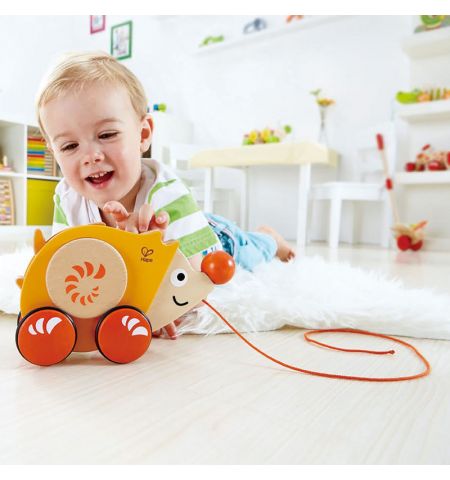 Hape E0350A Деревянная игрушка: Каталка Еж Hape E0350A Деревянная игрушка: Каталка Еж