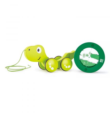 Hape E0354A Деревянная игрушка каталка "Черепаха Тито"  TITO PULL ALONG