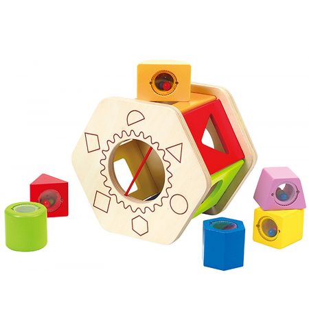 Hape E0407A Деревянная игрушка. Сортер Встряхни и подбери Hape E0407A Деревянная игрушка. Сортер Встряхни и подбери