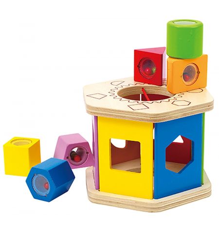 Hape E0407A Деревянная игрушка. Сортер Встряхни и подбери Hape E0407A Деревянная игрушка. Сортер Встряхни и подбери