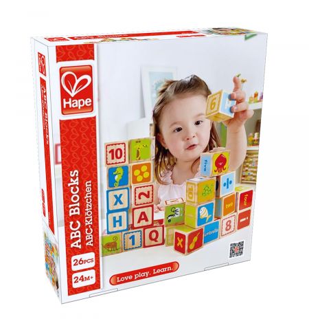 Hape E0419A Деревянная игрушка - Кубики ABC