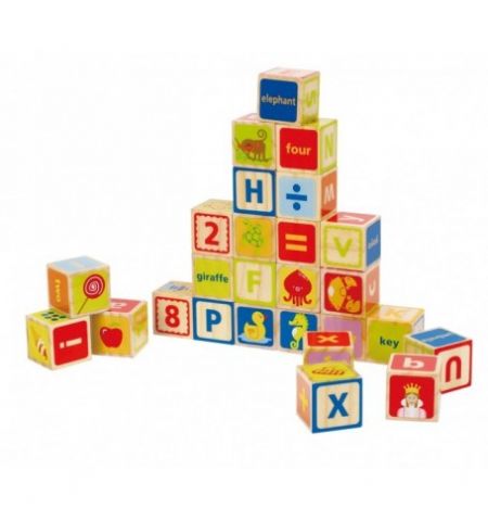 Hape E0419A Деревянная игрушка - Кубики ABC