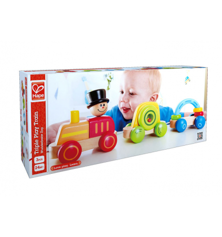 Hape E0431A Деревянная игрушка. Игровой поезд Hape E0431A Деревянная игрушка. Игровой поезд