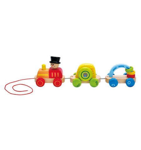 Hape E0431A Деревянная игрушка. Игровой поезд Hape E0431A Деревянная игрушка. Игровой поезд