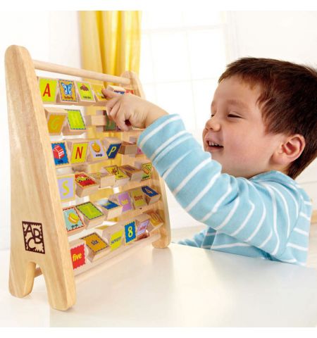 Hape E1002A Деревянная игрушка. Счетики Алфавит Hape E1002A Деревянная игрушка. Счетики Алфавит