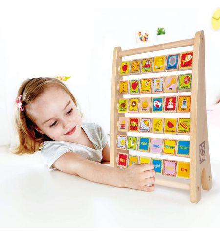 Hape E1002A Деревянная игрушка. Счетики Алфавит Hape E1002A Деревянная игрушка. Счетики Алфавит