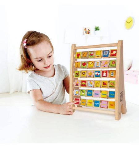 Hape E1002A Деревянная игрушка. Счетики Алфавит Hape E1002A Деревянная игрушка. Счетики Алфавит