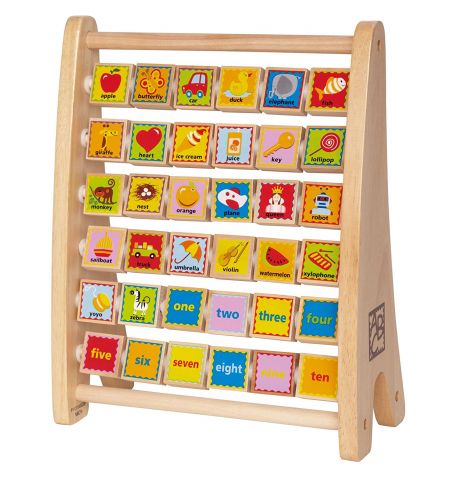 Hape E1002A Деревянная игрушка. Счетики Алфавит Hape E1002A Деревянная игрушка. Счетики Алфавит
