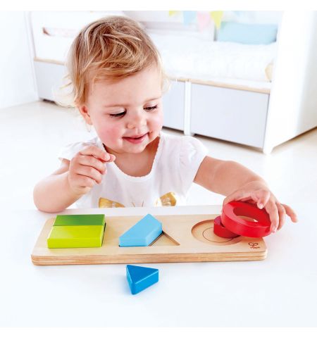 Hape E1615A Деревянная игрушка Пазл - сортер Геометрические фигуры