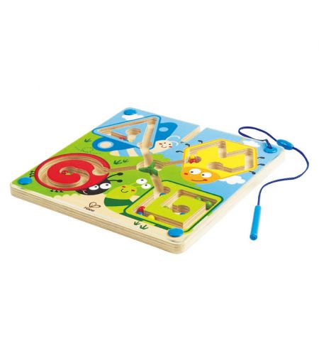 Hape E1709A Деревянная игрушка. Магнитный лабиринт Насекомые Hape E1709A Деревянная игрушка. Магнитный лабиринт Насекомые
