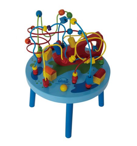 Hape E1805A  Деревянная игрушка - Развивающий стол для игры "Океан" OCEAN ADVENTURE TABLE Hape E1805A  Деревянная игрушка - Развивающий стол для игры "Океан" OCEAN ADVENTURE TABLE