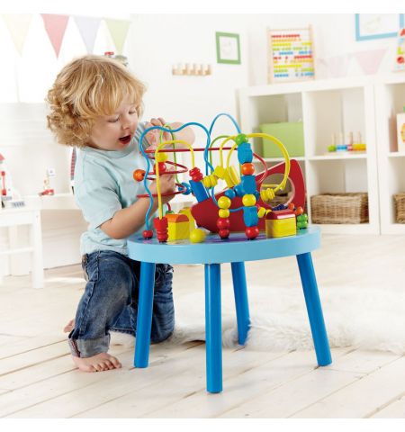 Hape E1805A  Деревянная игрушка - Развивающий стол для игры "Океан" OCEAN ADVENTURE TABLE Hape E1805A  Деревянная игрушка - Развивающий стол для игры "Океан" OCEAN ADVENTURE TABLE