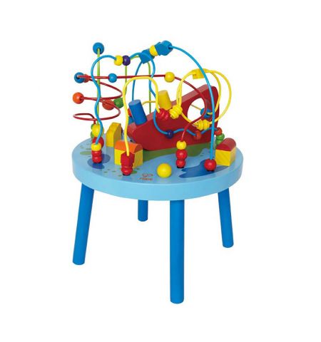 Hape E1805A  Деревянная игрушка - Развивающий стол для игры "Океан" OCEAN ADVENTURE TABLE