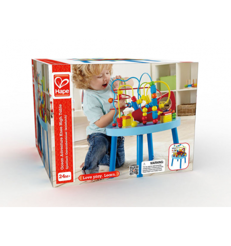 Hape E1805A  Деревянная игрушка - Развивающий стол для игры "Океан" OCEAN ADVENTURE TABLE Hape E1805A  Деревянная игрушка - Развивающий стол для игры "Океан" OCEAN ADVENTURE TABLE