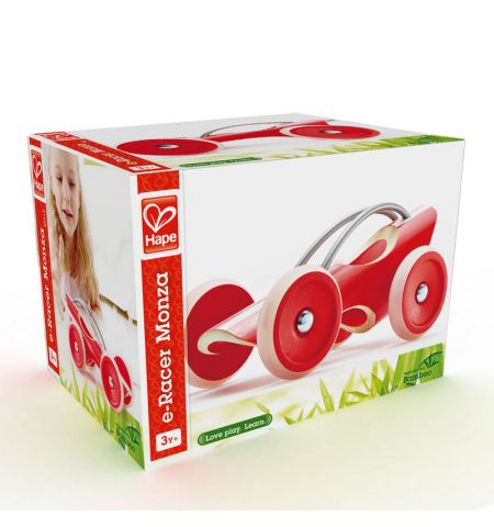 Hape E5515А Деревянная игрушка. Бамбуковая машинка E-RACER MONZA Hape E5515А Деревянная игрушка. Бамбуковая машинка E-RACER MONZA