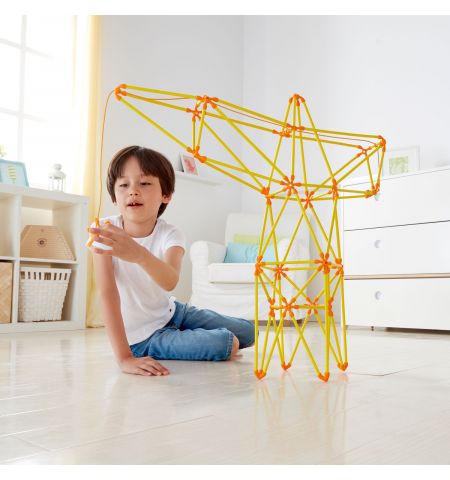 Hape E5562A Деревянная игрушка Flexistix - Строительный комплект. Конструктор: Строительный кран Hape E5562A Деревянная игрушка Flexistix - Строительный комплект. Конструктор: Строительный кран