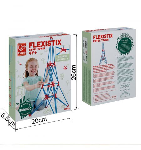Hape E5563A Деревянная игрушка Flexistix - Строительный комплект. Конструктор: Эйфелева башня Hape E5563A Деревянная игрушка Flexistix - Строительный комплект. Конструктор: Эйфелева башня