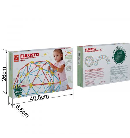 Hape E5564A Деревянная игрушка Flexistix - Строительный комплект. Конструктор Креативная архитектура, космические пазлы Hape E5564A Деревянная игрушка Flexistix - Строительный комплект. Конструктор Креативная архитектура, космические пазлы