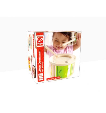 Hape E8167A Деревянная музыкальная игрушка - Маленький барабан