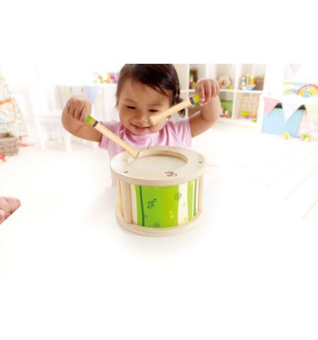 Hape E8167A Деревянная музыкальная игрушка - Маленький барабан