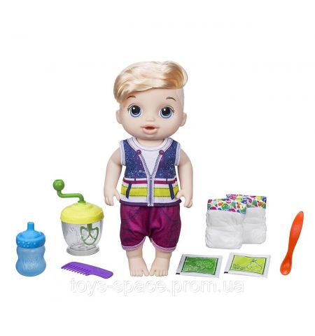 Hasbro Baby Alive E0635 Пупс мальчик с блендером SWEET SPOONFULS BABY BOY Hasbro Baby Alive E0635 Пупс мальчик с блендером SWEET SPOONFULS BABY BOY
