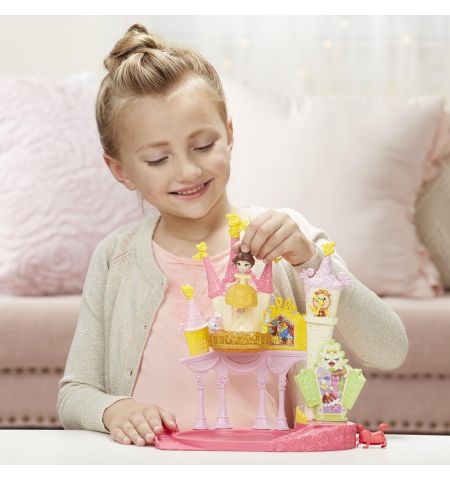 Hasbro Disney Princess E1632 Маленькая кукла Принцесса и дворец Белль Hasbro Disney Princess E1632 Маленькая кукла Принцесса и дворец Белль