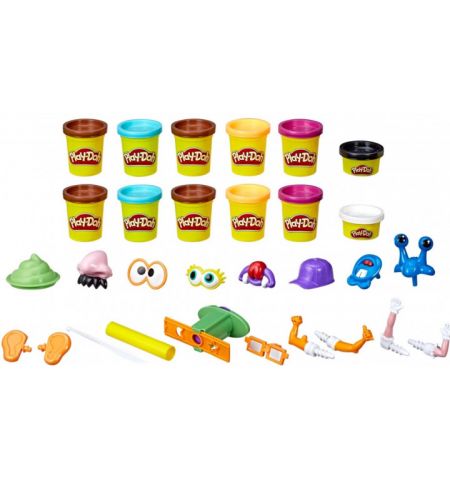 Hasbro Play-Doh E5810 Игровой набор для лепки Куча удовольствия Hasbro Play-Doh E5810 Игровой набор для лепки Куча удовольствия