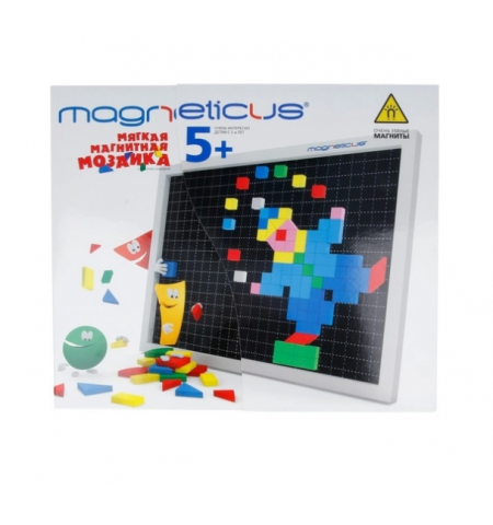 Magneticus MM-220 Развивающий набор / конструктор Магнитная мозаика 7 цветов, листок с примерами Magneticus MM-220 Развивающий набор / конструктор Магнитная мозаика 7 цветов, листок с примерами