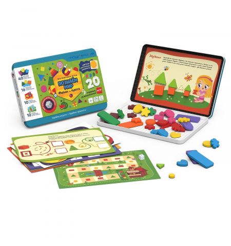 Magneticus POL-008  Развивающий набор / конструктор. Игровой магнитный набор “Формы и цвета” Magneticus POL-008  Развивающий набор / конструктор. Игровой магнитный набор “Формы и цвета”