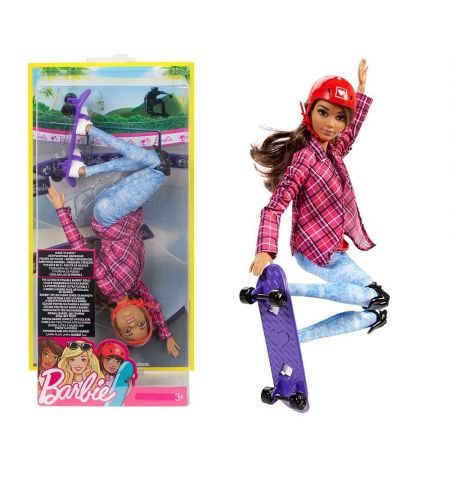 Mattel Barbie DVF68 Кукла Барби Спортсменка из серии «Безграничные движения»