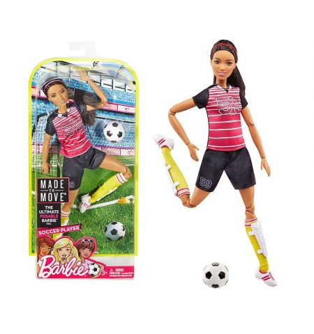 Mattel Barbie DVF68 Кукла Барби Спортсменка из серии «Безграничные движения»