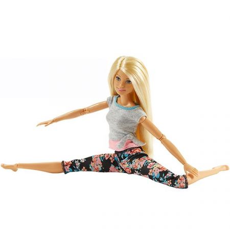 Mattel Barbie FTG80 Новинка! Кукла Барби Made To Move Фитнес "Двигайся как я"