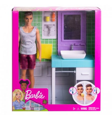 Mattel Barbie FYK51 Набор Барби "Комната Кена" Mattel Barbie FYK51 Набор Барби "Комната Кена"