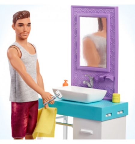 Mattel Barbie FYK51 Набор Барби "Комната Кена" Mattel Barbie FYK51 Набор Барби "Комната Кена"