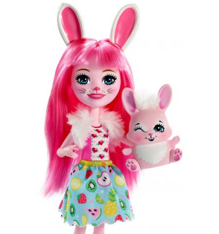 Mattel Enchantimals FXM73 Кукла Mattel Enchantimals Кролик Бри и ее питомец Mattel Enchantimals FXM73 Кукла Mattel Enchantimals Кролик Бри и ее питомец