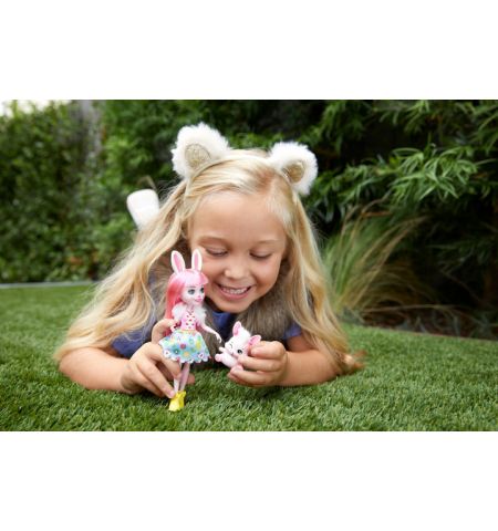 Mattel Enchantimals FXM73 Кукла Mattel Enchantimals Кролик Бри и ее питомец Mattel Enchantimals FXM73 Кукла Mattel Enchantimals Кролик Бри и ее питомец