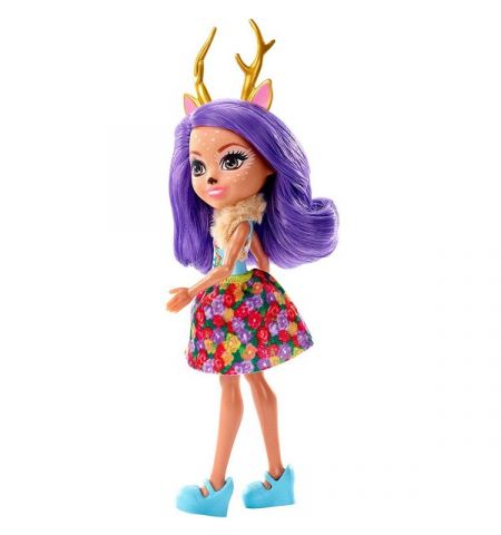 Mattel Enchantimals FXM75 Кукла с питомцем Данесса Оления new, 15 см Mattel Enchantimals FXM75 Кукла с питомцем Данесса Оления new, 15 см