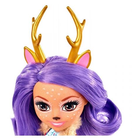 Mattel Enchantimals FXM75 Кукла с питомцем Данесса Оления new, 15 см Mattel Enchantimals FXM75 Кукла с питомцем Данесса Оления new, 15 см