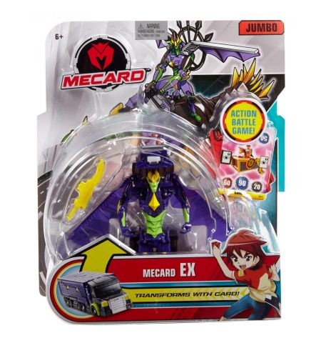 Mattel Mecardimal Jumbo FXP34 Машинка Mecard трансформер