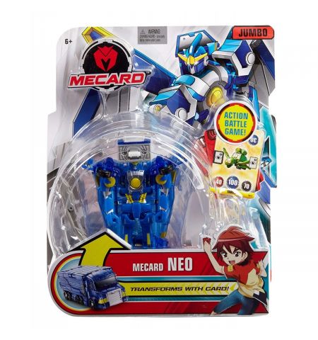 Mattel Mecardimal Jumbo FXP34 Машинка Mecard трансформер