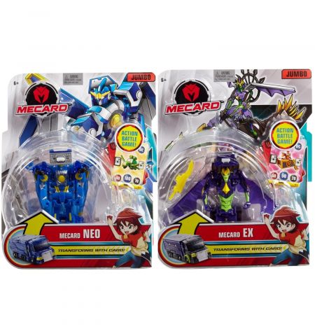 Mattel Mecardimal Jumbo FXP34 Машинка Mecard трансформер