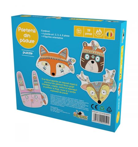 Norie NOR2501 Пазлы Premium - Друзья из леса